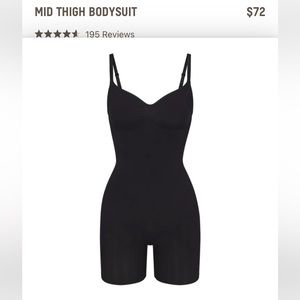 SKIMS Seamless Sculpt Mid Thigh Bodysuit